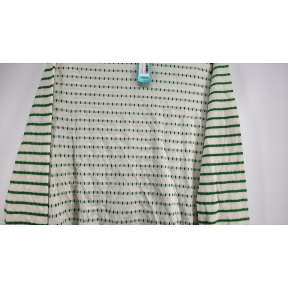 Staccato Women's Large Green Stefan Long Sleeve Knit Top Shirt NWOT Geometric - Picture 3 of 9
